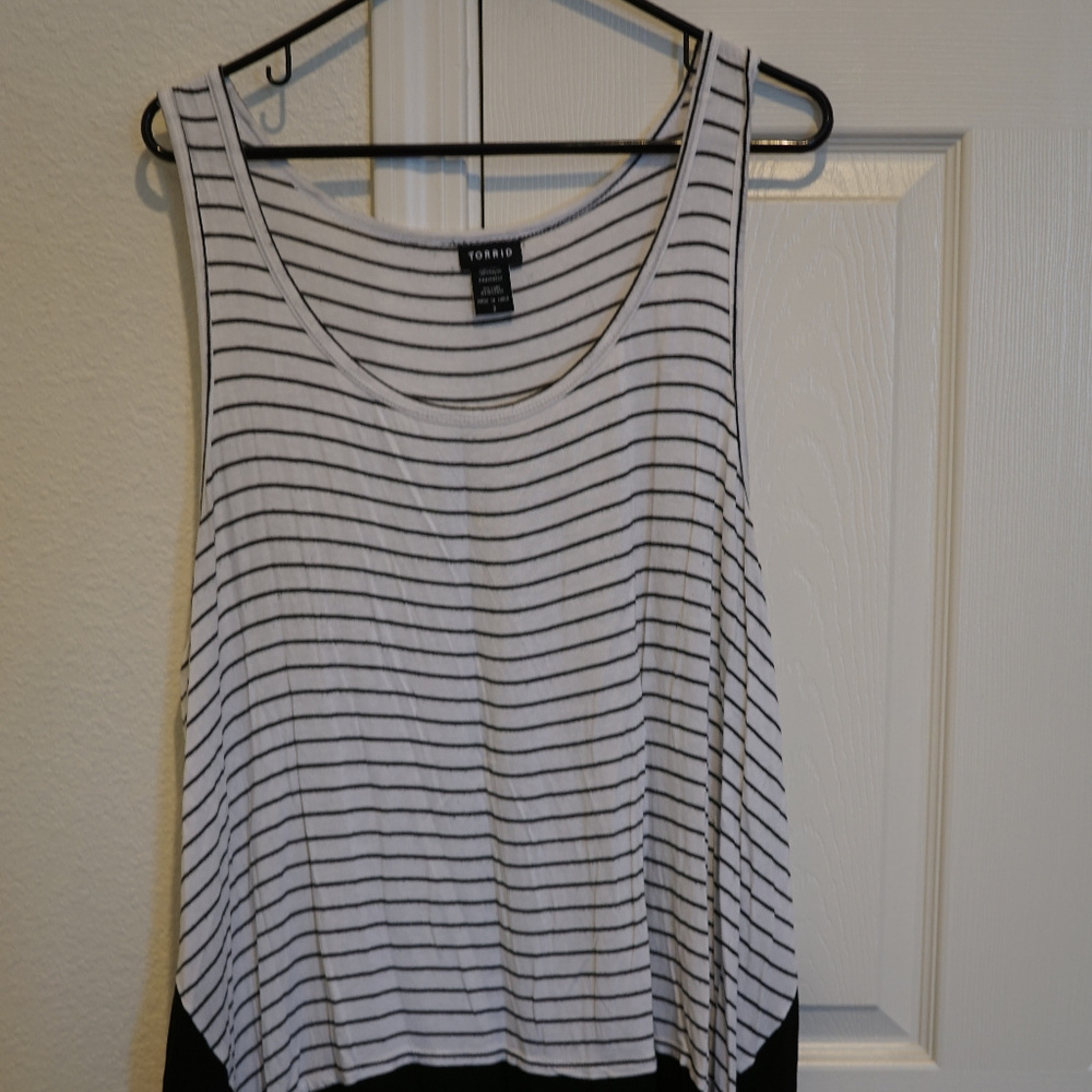 Torrid Stripped Tank Top